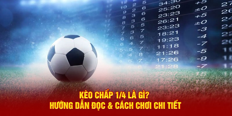 Kèo chấp 1/4 là gì hướng dẫn đọc cách chơi chi tiết